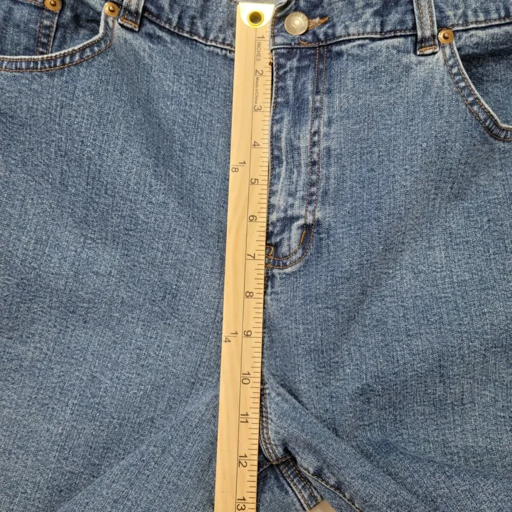 Lauren Ralph Lauren Womens Classic Straight Jeans 16W Stretch Midrise Casual Fit